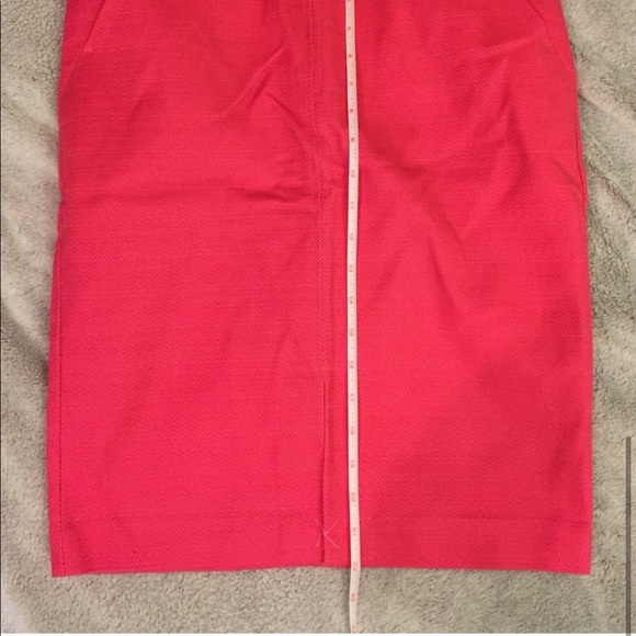 Loft Pink Linen-like Skirt - Picture 7 of 9